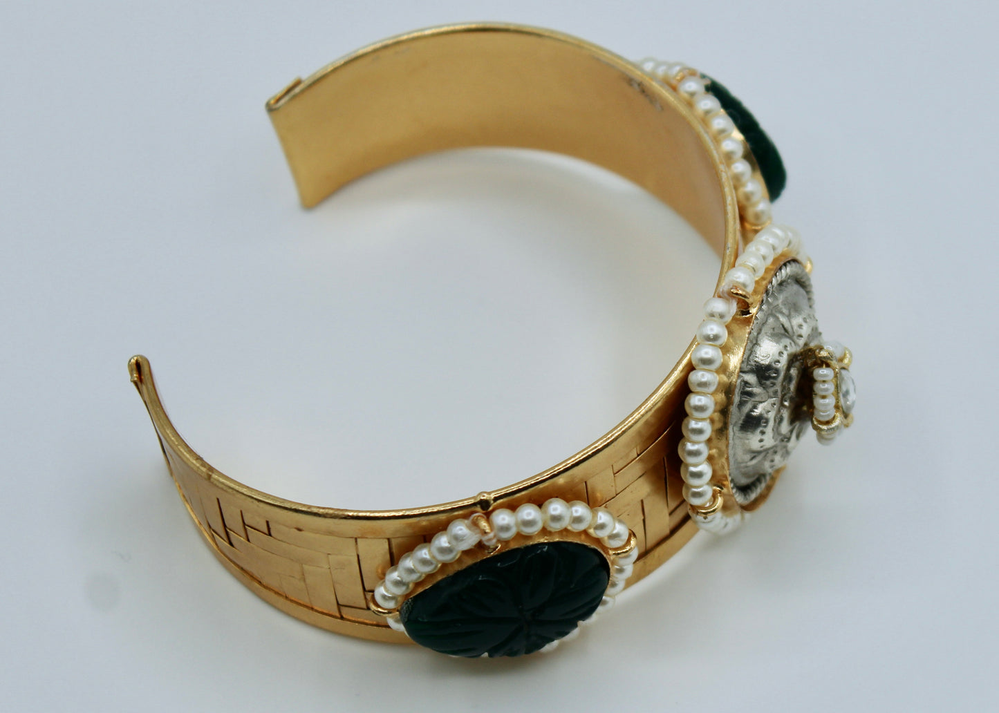 Oxidized Cuff Kada - E2230