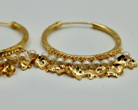 Traditional Faux Pearl Baali Earrings - E538