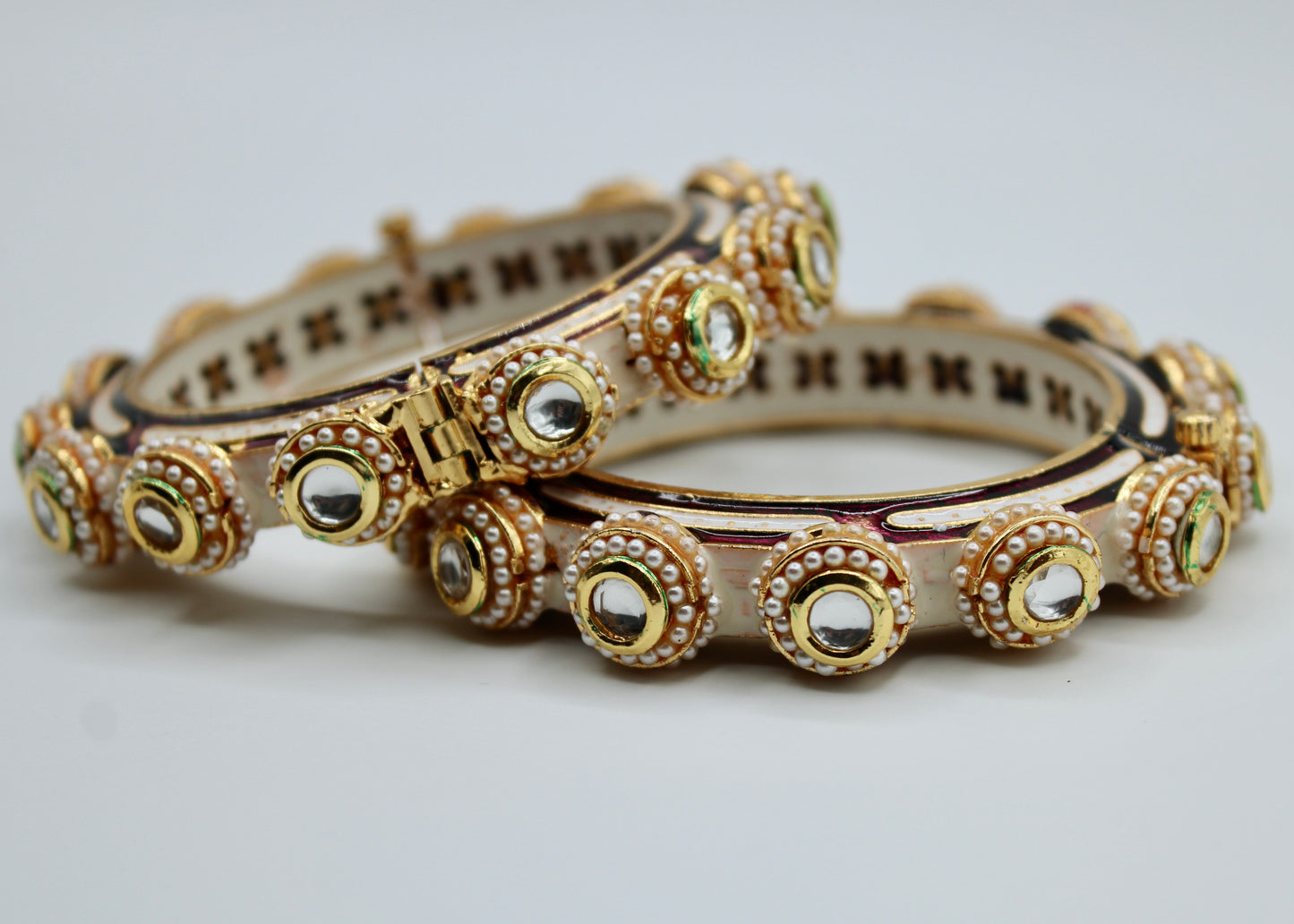Rajisthani Kada with Jadao Kundan - E2226