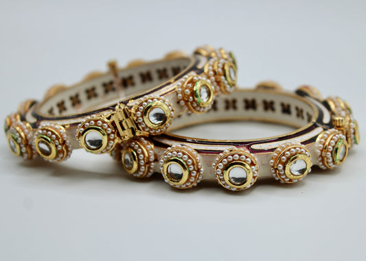 Rajisthani Kada with Jadao Kundan - E2226