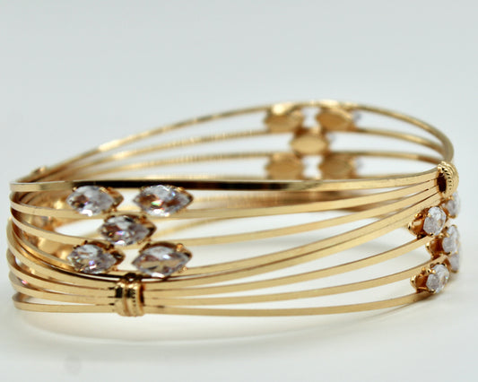 Golden Layered Kada Set - E2273