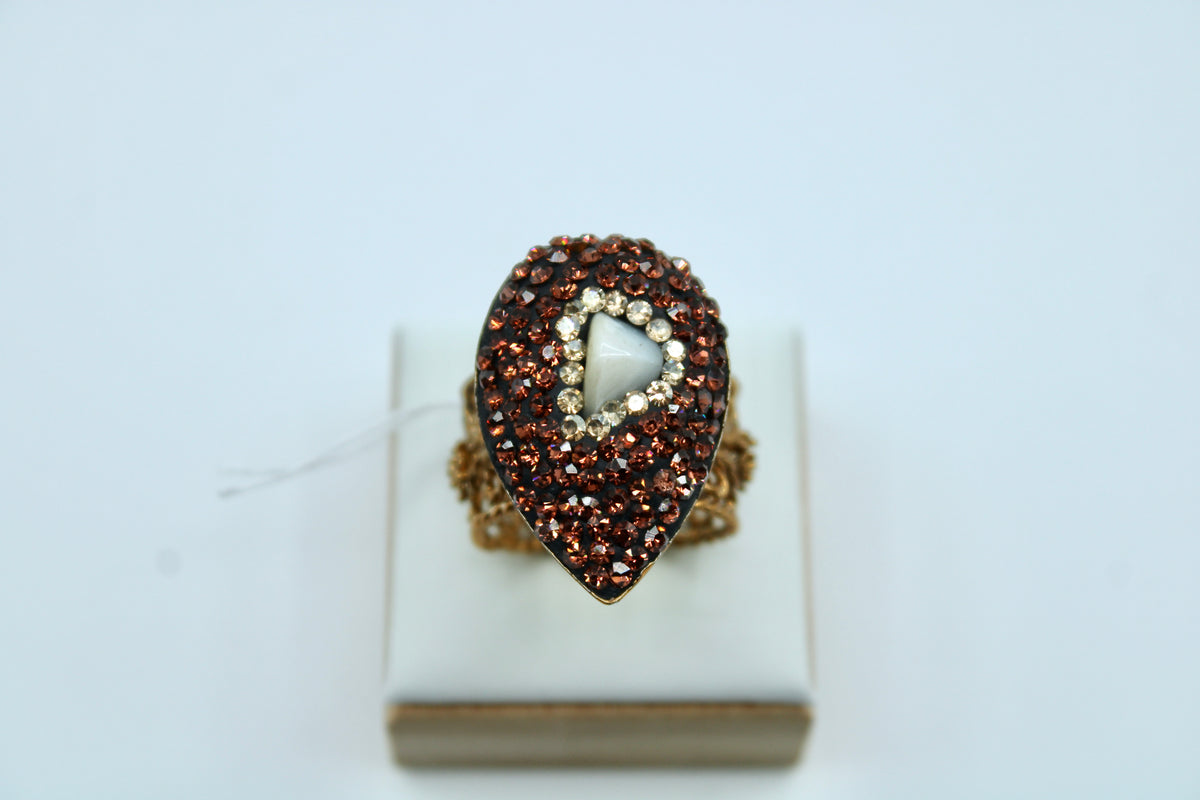 Hand-Crafted Vintage Statement Ring - E4004