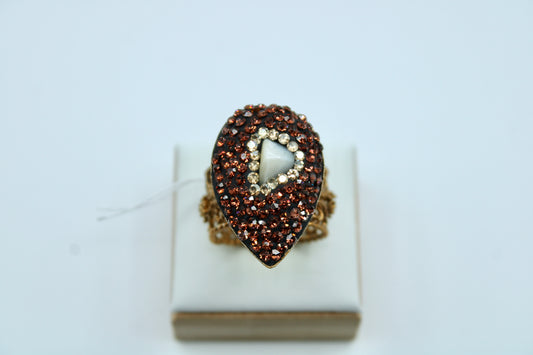 Hand-Crafted Vintage Statement Ring - E4004