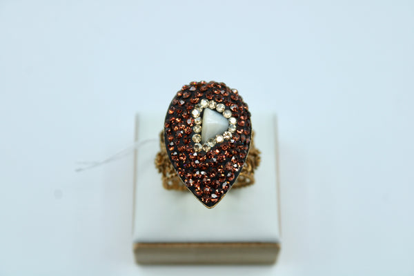 Hand-Crafted Vintage Statement Ring - E4004