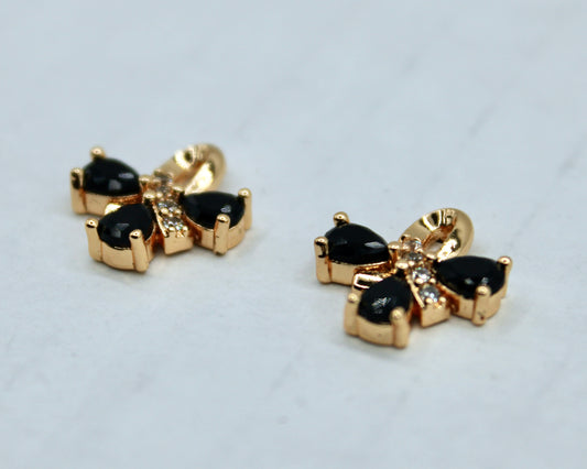 Pear-Cut Cubic Zirconia Studs - E2324