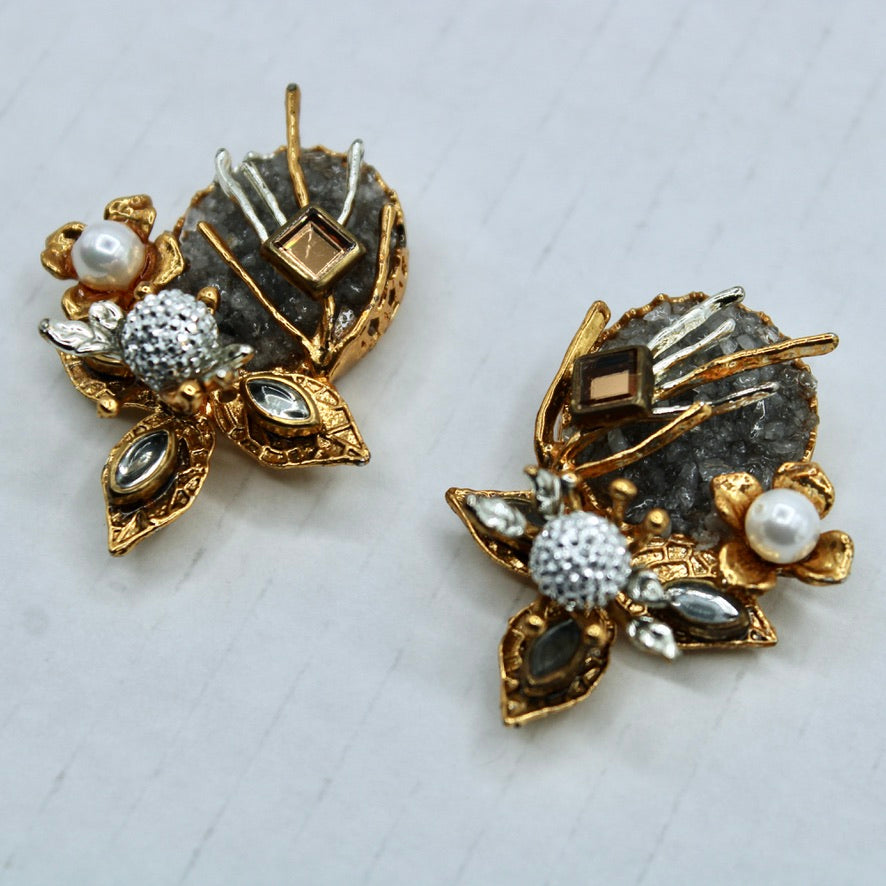 Turkish Crushed Stone Earrings - E2302