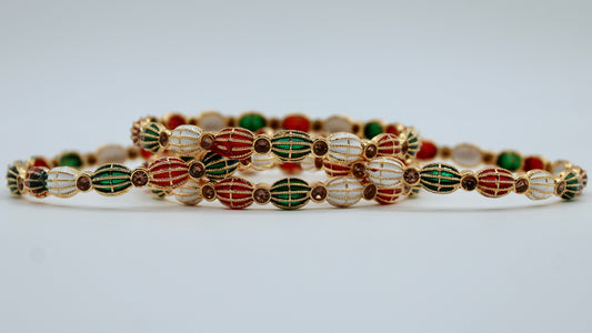 Multicoloured Bangle Set - E2274