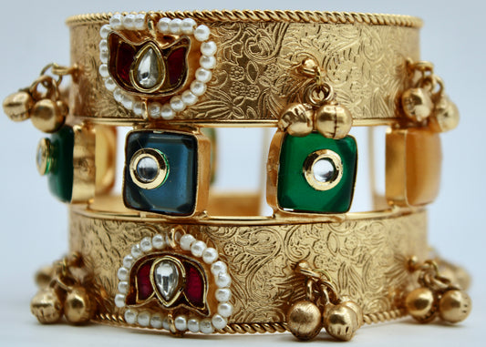 Kundan Cuff Kada - E2229