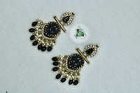Hand-Crafted Oxidized Earrings - E4007