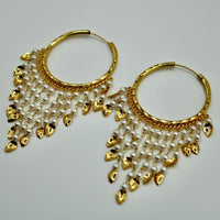 Faux Pearl Baali Earrings - E542