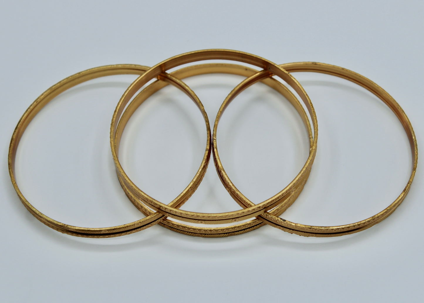 Traditional Golden Bangle Set - E2262