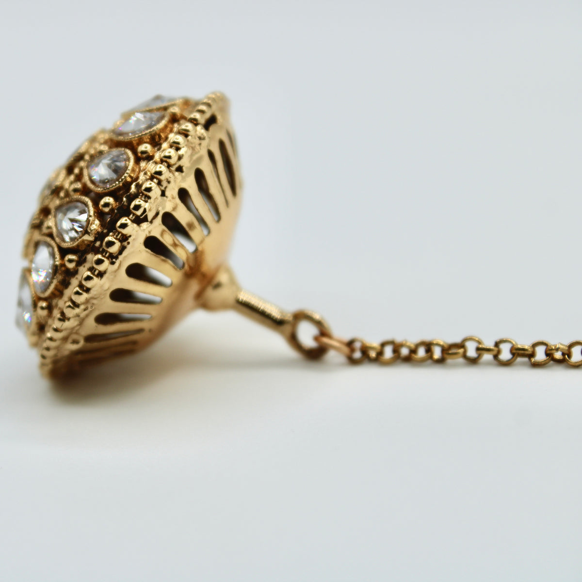 Kundan Rajistani Teeka with Bead Detailing- E530