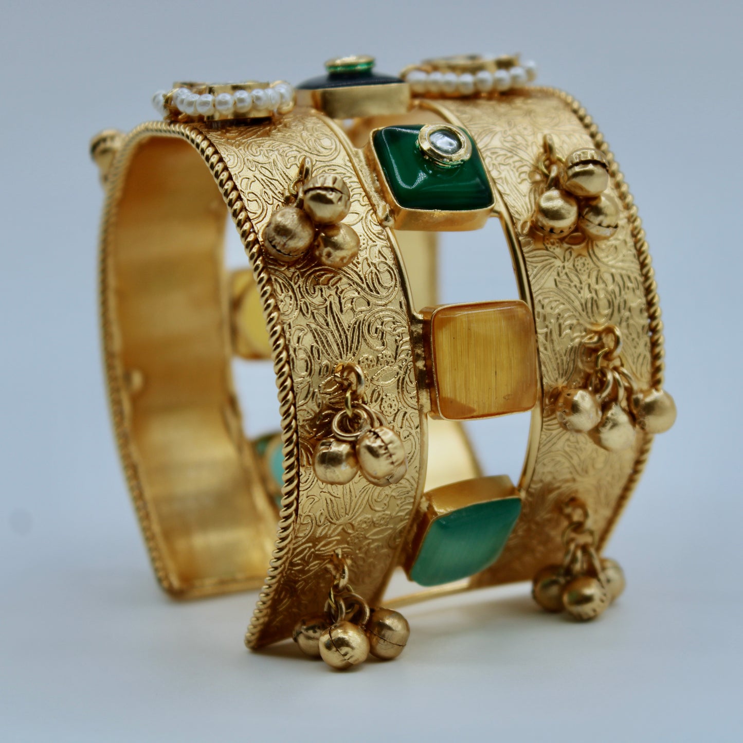 Kundan Cuff Kada - E2229
