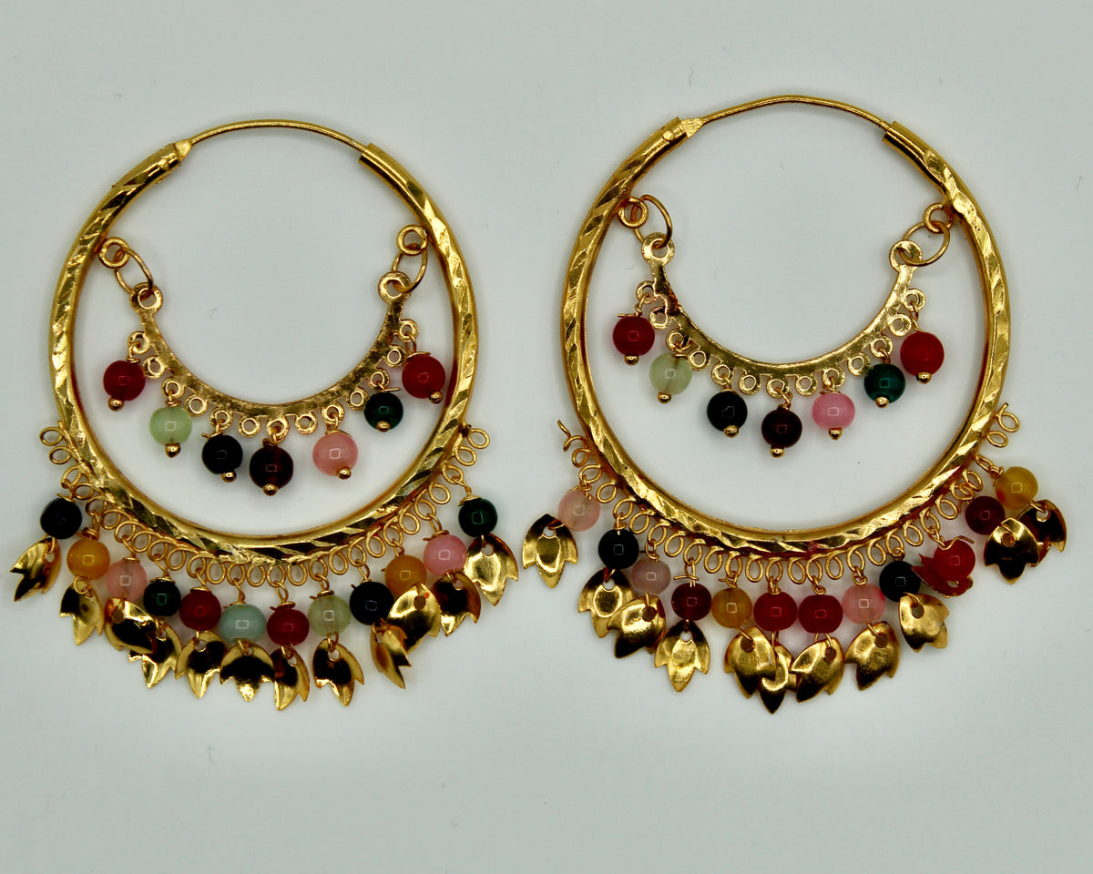 Layered Baali Earrings - E537
