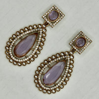 Traditional Cubic Zirconia Earrings - E549