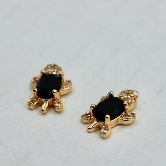 Cubic Zirconia Turtle Studs - E2332