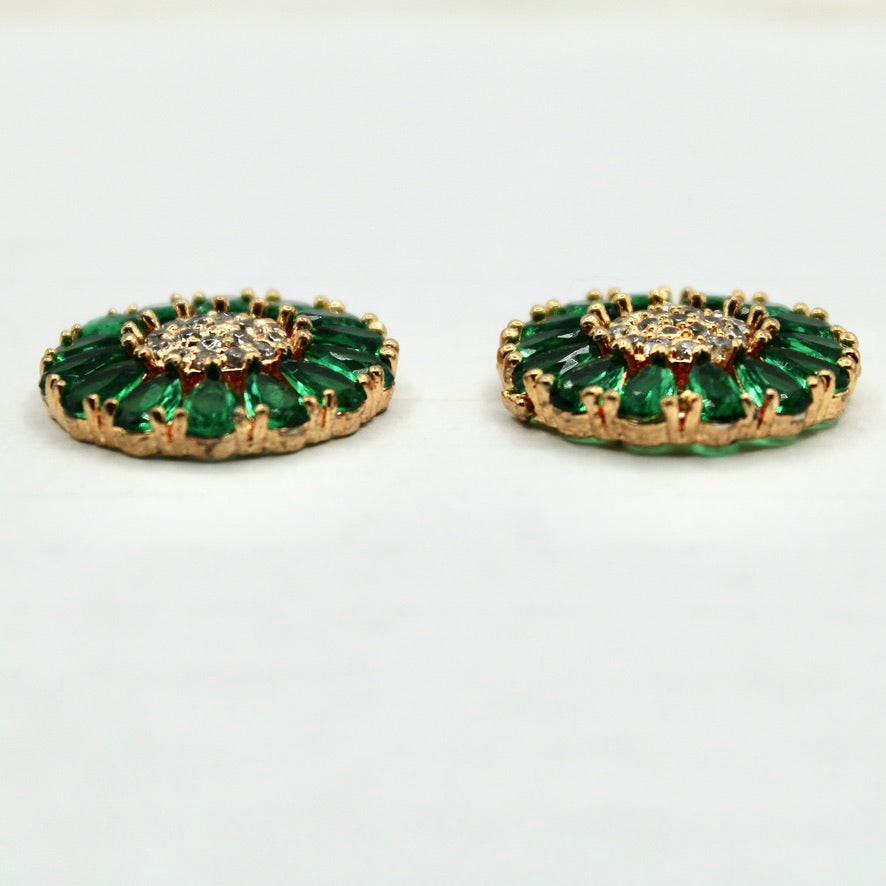 Pear-Cut Cubic Zirconia Traditional Studs - E2344