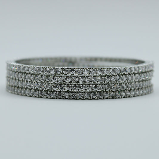 Cubic Zirconia Bangle Set - E2253