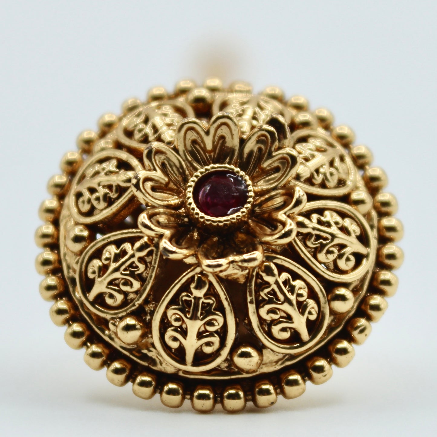 Studded Rajistani Teeka with Golden Appliques - E528