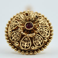 Studded Rajistani Teeka with Golden Appliques - E528