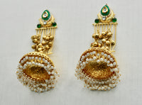 Ghungroo and Faux Pearl Jhumkis - E1123