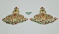 Hyderabadi Nauratan Earrings - E1296