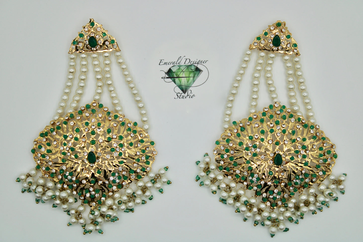 Hyderabadi Jhumer Earrings - E1298
