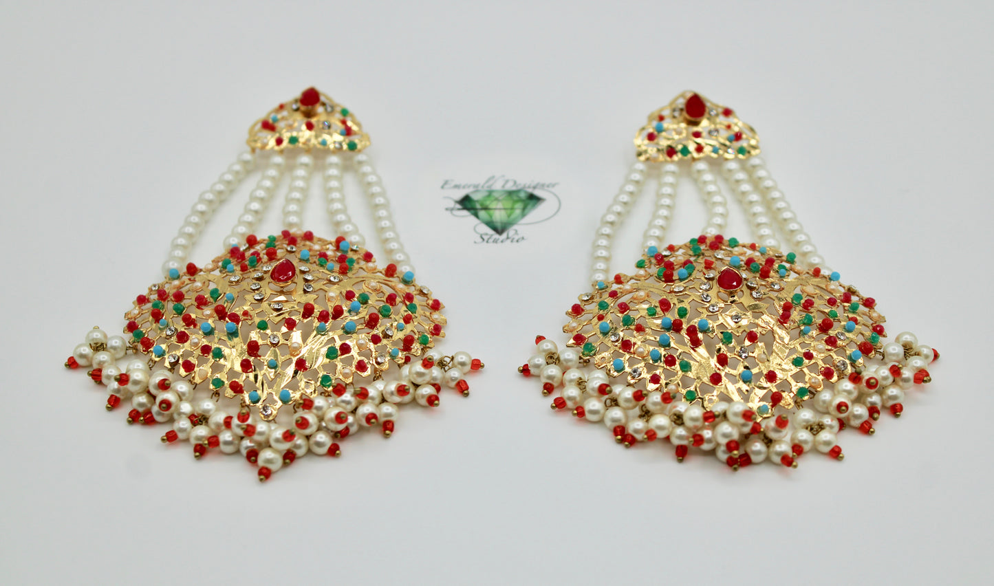 Hyderabadi Jhumer Earrings - E1298