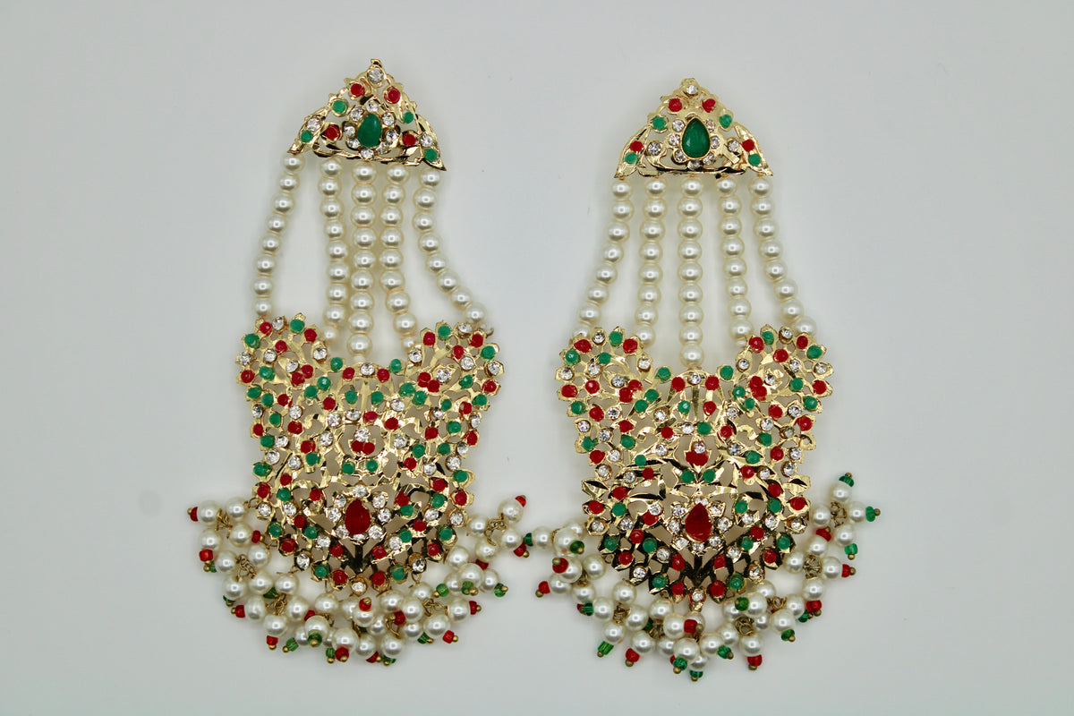 Hyderabadi Jhumer Earrings - E1299