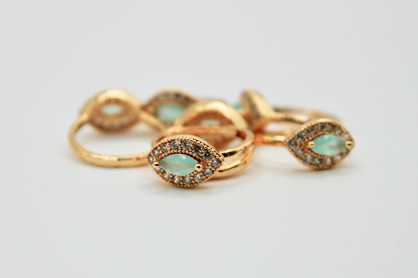 Cubic Zirconia Toe Ring - E1294