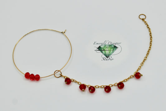 Bridal Crystal Nose Ring - E1352