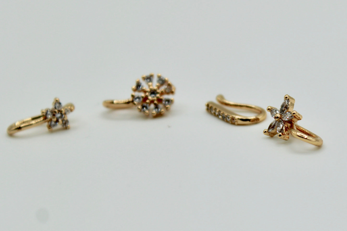 Studded False Nose Ring - E1501