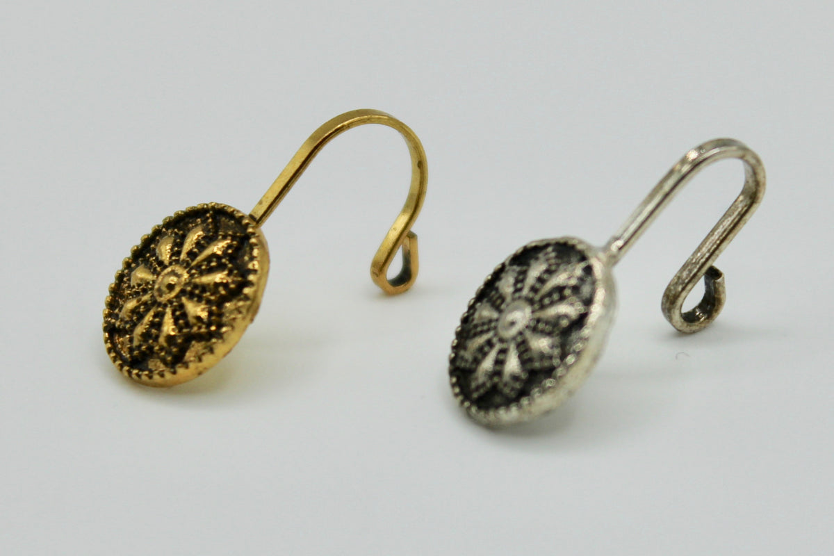 Oxidized False Nose Pins - E1358