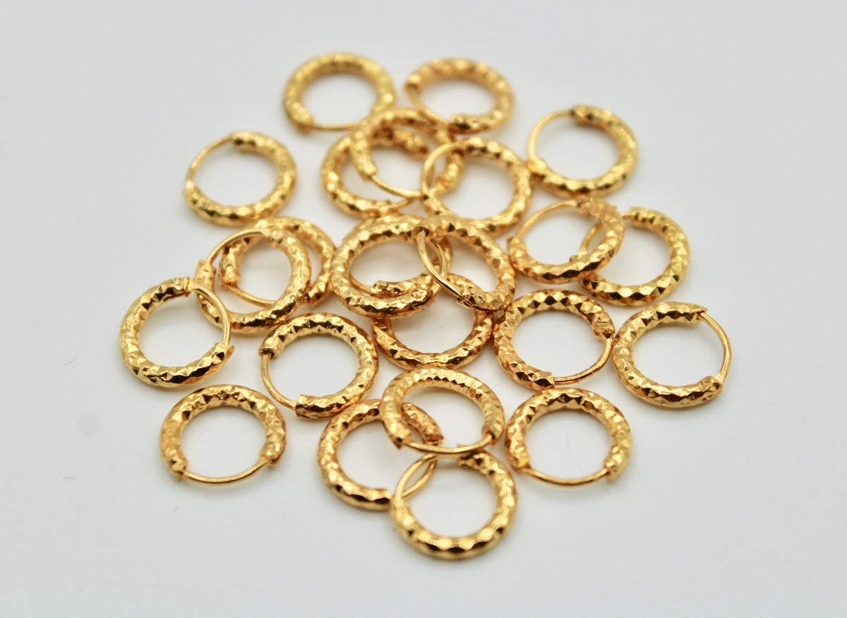 Gold-Tone Nose Ring - E1356