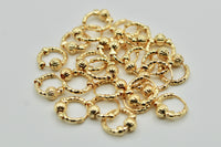 Gold-Tone Nose Ring - E1356