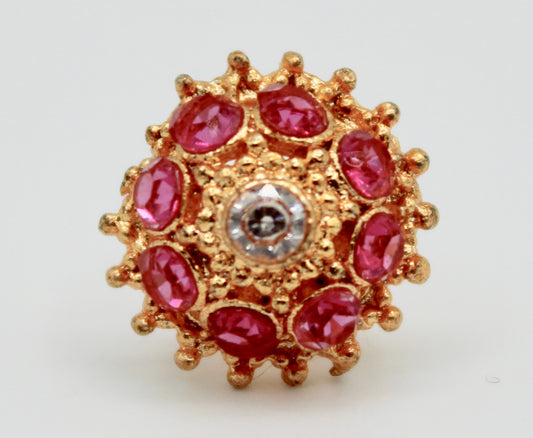 Cubic Zirconia Nose Ring - E1357