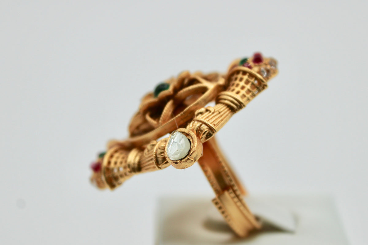 Rajwadi Statement Ring - E1192