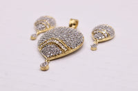 Cubic Zirconia Pendant Set - E873