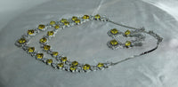 Layered Cubic Zirconia Necklace Set - E805