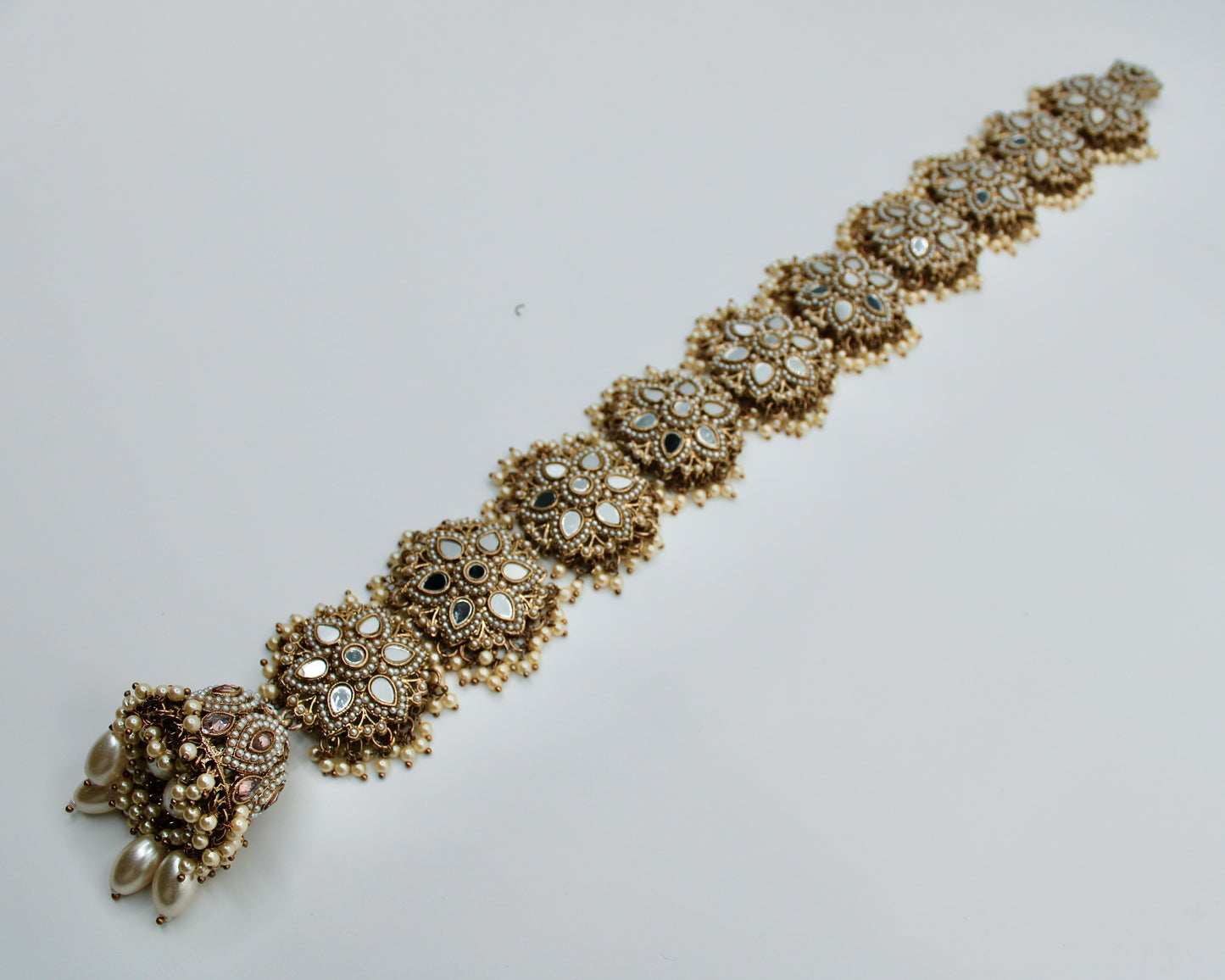 Bridal Sheesha Kundan Choti - E7018