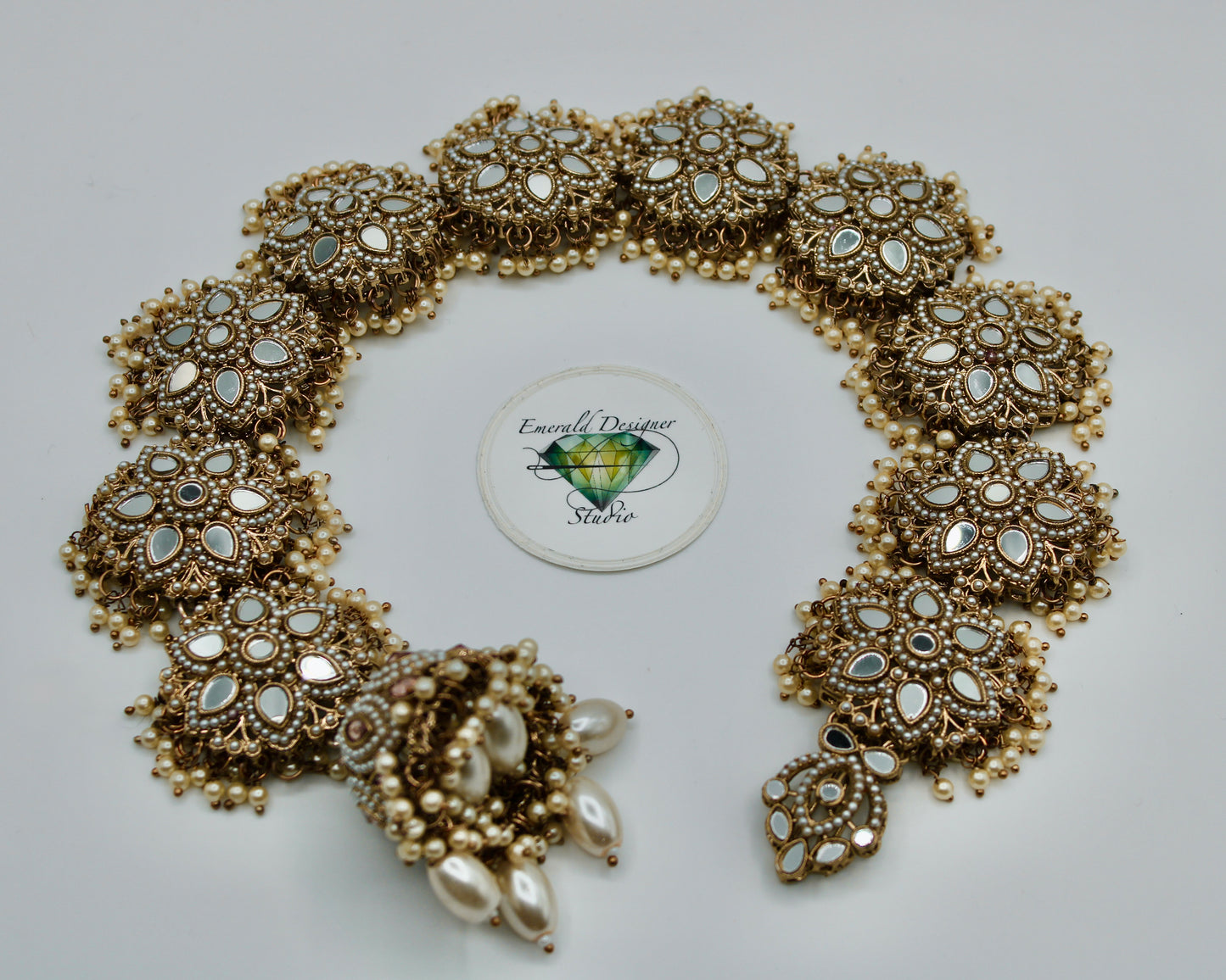 Bridal Sheesha Kundan Choti - E7018