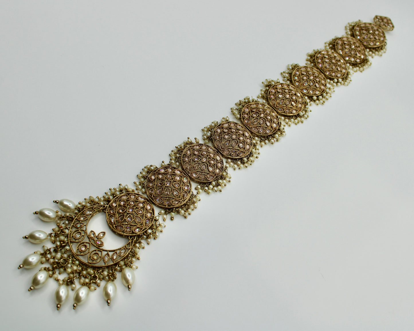 Traditional Zirconia and Pearl Choti - E7016