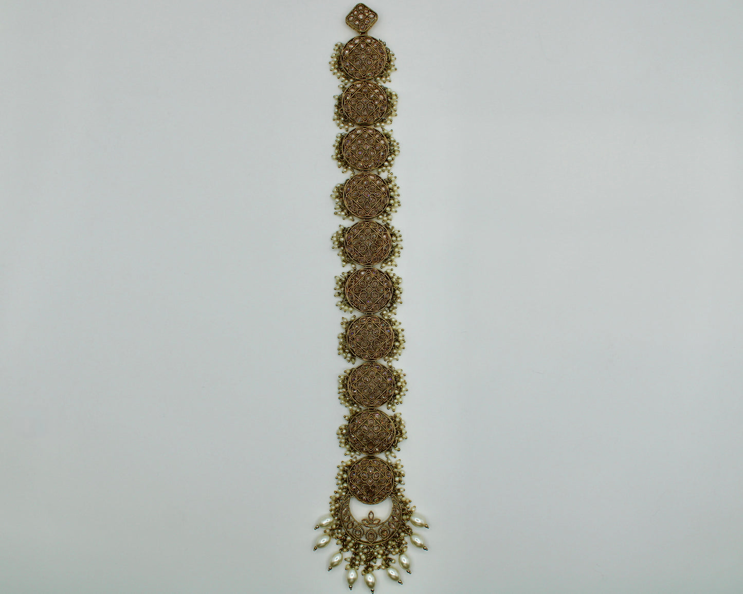 Traditional Zirconia and Pearl Choti - E7016
