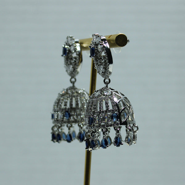 Cubic Zirconia Jhumki Set - E822