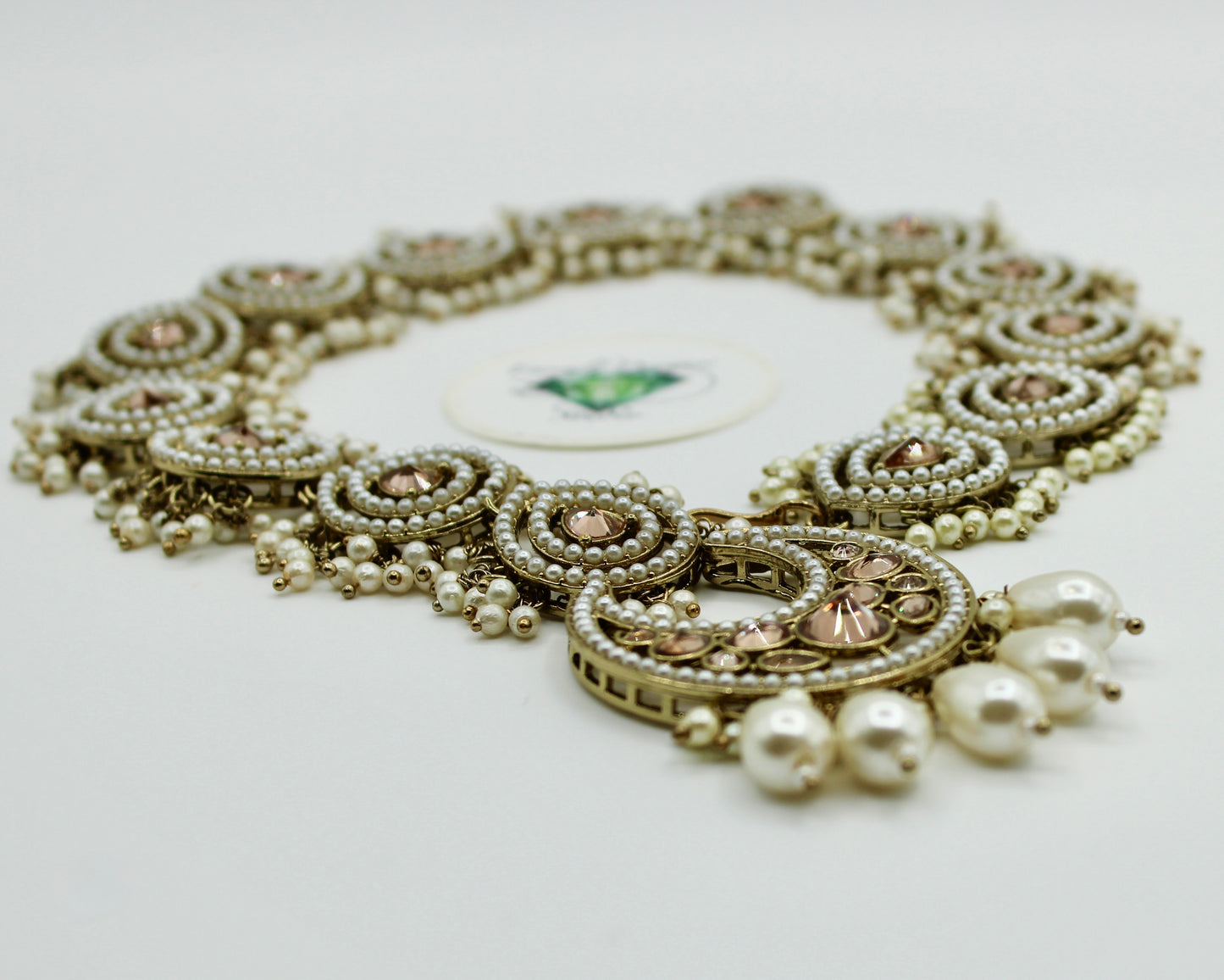 Zirconia and Pearl Choti - E7015