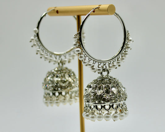 Vintage Baali Jhumka Set - E7010