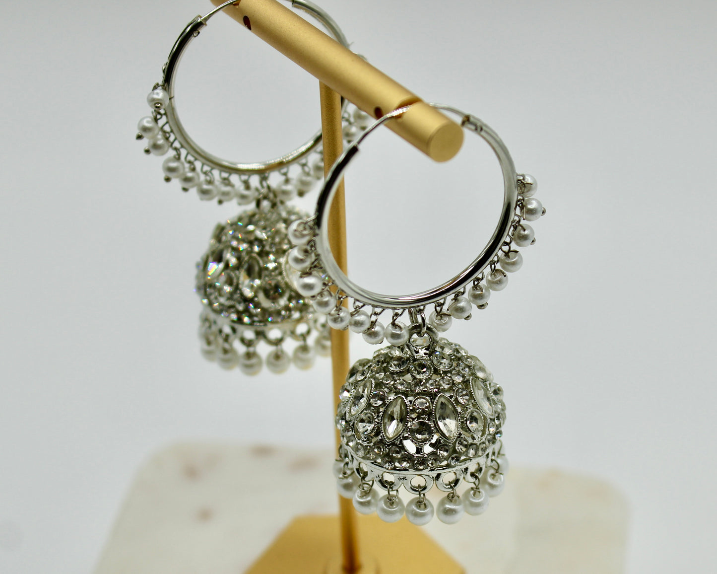 Vintage Baali Jhumka Set - E7010