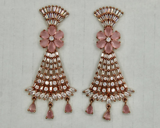 Mona Lisa and Cubic Zirconia Earrings - E7020