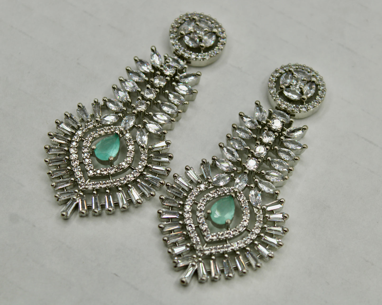 Cubic Zirconia Earrings - E7023