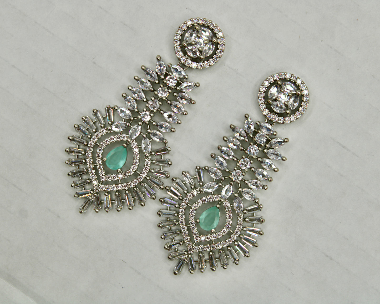 Cubic Zirconia Earrings - E7023